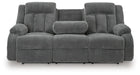 Observation Power Reclining Sofa with Drop Down Table - MI Hometown Furnishings (MI)*