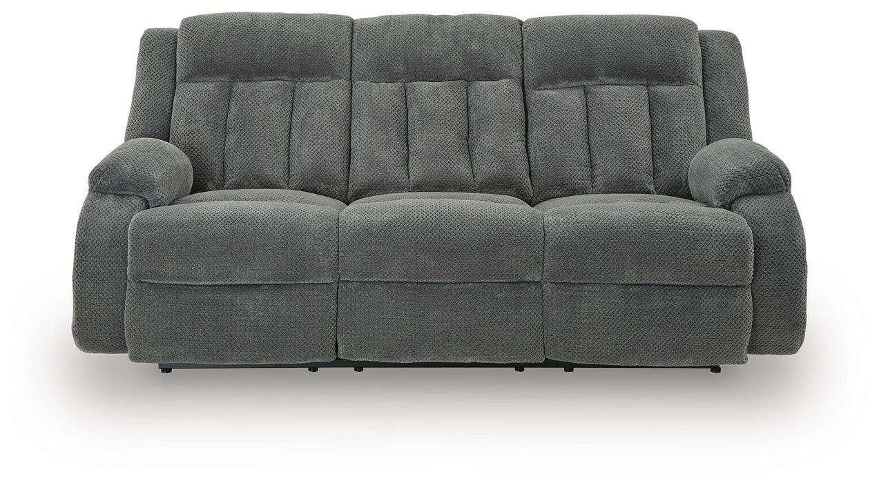 Observation Power Reclining Sofa with Drop Down Table - MI Hometown Furnishings (MI)*