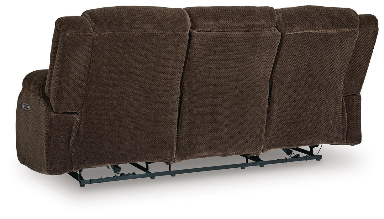 Observation Power Reclining Sofa with Drop Down Table - MI Hometown Furnishings (MI)*