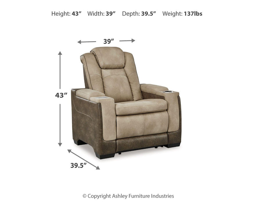 Next-Gen DuraPella Power Recliner - MI Hometown Furnishings (MI)*