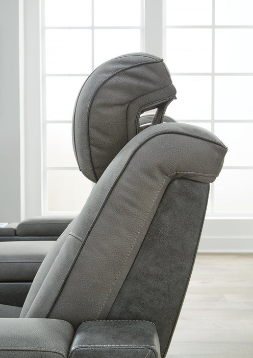 Next-Gen DuraPella Power Reclining Loveseat with Console - MI Hometown Furnishings (MI)*