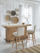 Parker House Escape - Dining 78 Inch Bar with 2 Upholstered Swivel Barstools