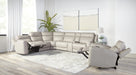 Parker Living Calgary 6 Piece Modular Reclining Sectional with Power Adjustable Headrests