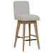 Parker House Escape - Dining 78 Inch Bar with 2 Upholstered Swivel Barstools