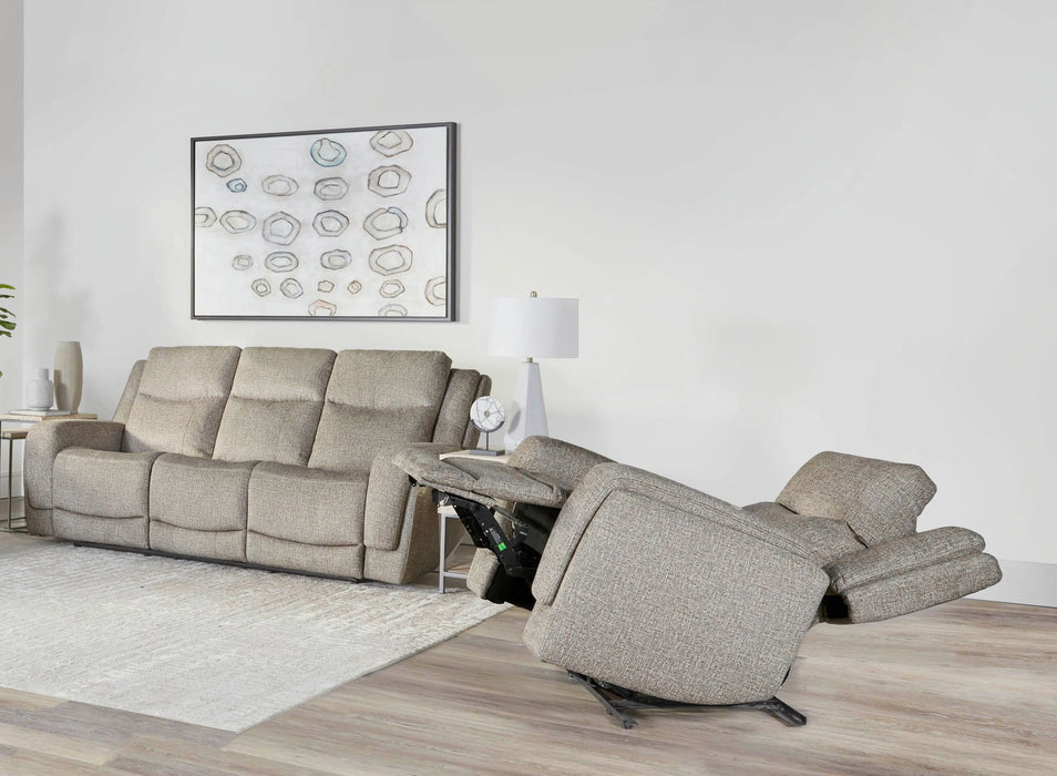 Parker Living Penfield - Frappe Power Reclining Sofa and Recliner
