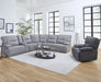 Parker Living Gladiator 6 Piece Modular Power Reclining Sectional with Power Adjustable Headrests