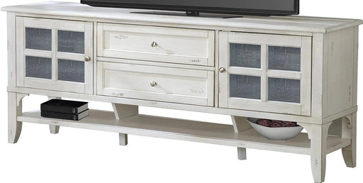 Parker House Hilton TV Console in Vintage Antique Storm