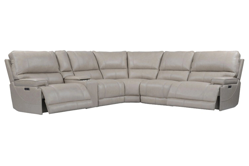 Parker Living Whitman - Powered By Freemotion 6 Piece Modular Power Reclining Sectional with Power Adjustable Headrests