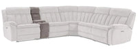 Parker House Furniture Cuddler Entertainment Console in Laurel Dove