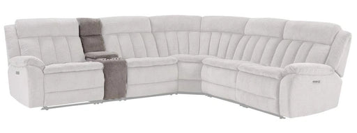 Parker House Furniture Cuddler Entertainment Console in Laurel Dove