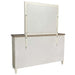 Parker House Americana Modern Bedroom Queen Shelter Bed 2 Nightstands Dresser with Mirror and Chest