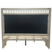 Parker House Americana Modern Bedroom Queen Shelter Bed 2 Nightstands Dresser with Mirror and Chest
