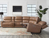Parker Living Hancock 6 Piece Zero Gravity Power Reclining Sectional with Power Adjustable Headrests