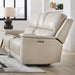 Parker Living Easton - Steamboat Brown Zero Gravity Power Reclining Tilt Console Loveseat P3