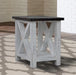 Parker House Mesa Chairside Table in Antique White