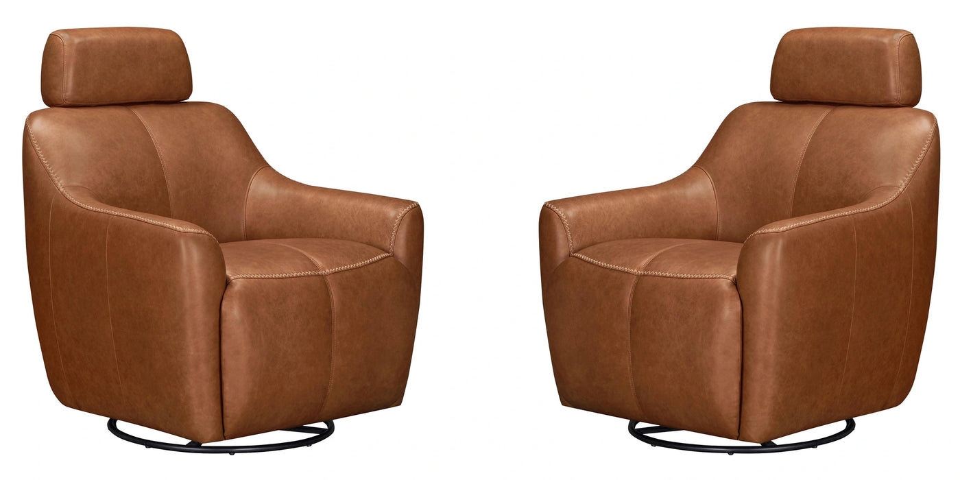 Parker Living Miles Swivel Gliding Accent Chair Two Pack