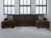 Kimlee Sectional with Double Chaise - MI Hometown Furnishings (MI)*