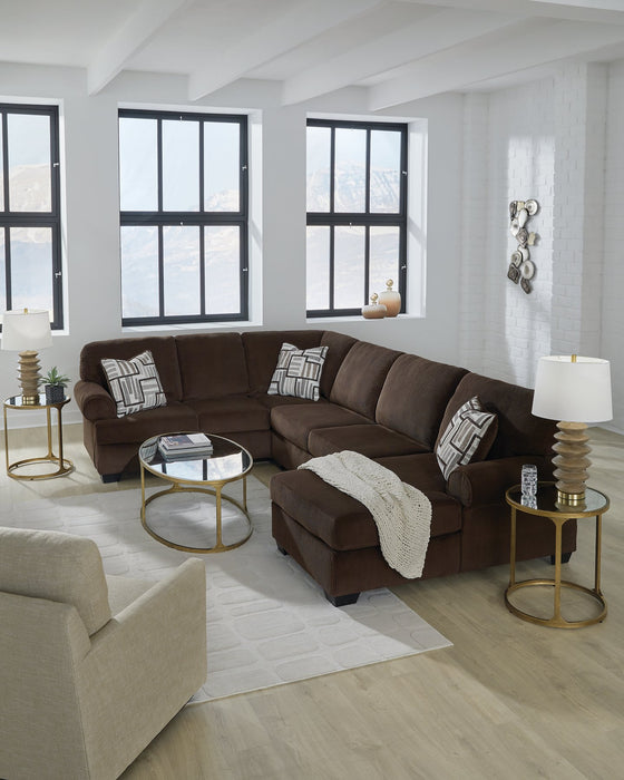 Kimlee Sectional with Chaise - MI Hometown Furnishings (MI)*