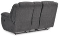 Foreside Reclining Loveseat with Console - MI Hometown Furnishings (MI)*