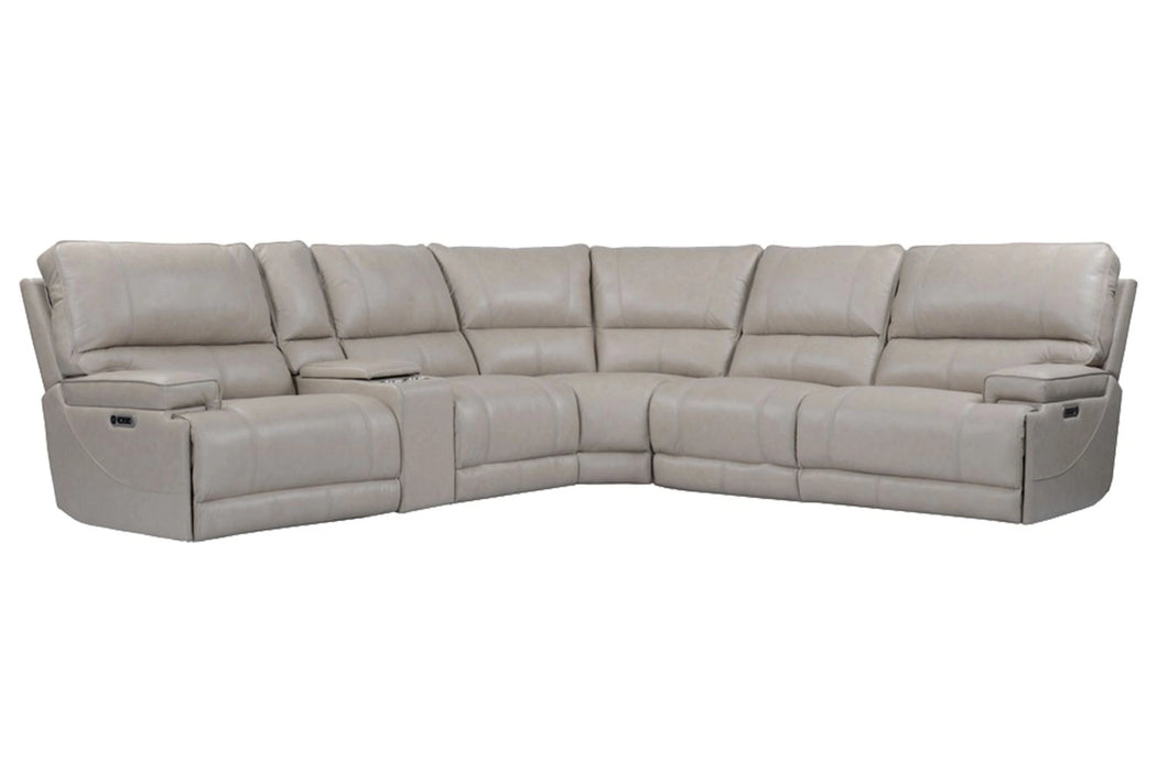Parker Living Whitman - Powered By Freemotion 6 Piece Modular Power Reclining Sectional with Power Adjustable Headrests