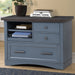 Parker House Americana Modern Functional File with Power Center
