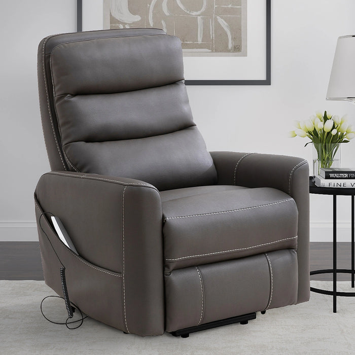 Parker Living Hercules-Haze Power Lift Recliner with Articulating Headrest Two Pack