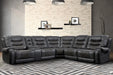 Parker Living Outlaw - Stallion 6 Piece Modular Power Reclining Sectional with Drop Down Table