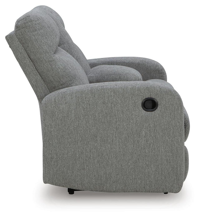 Gauntlet Reclining Loveseat with Console - MI Hometown Furnishings (MI)*