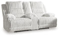 Rhines Falls Power Reclining Loveseat with Console - MI Hometown Furnishings (MI)*