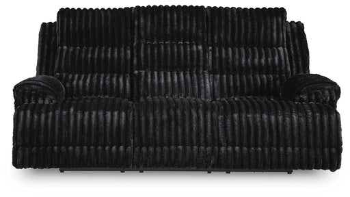 Rhine Falls Power Reclining Sofa with Drop Down Table - MI Hometown Furnishings (MI)*