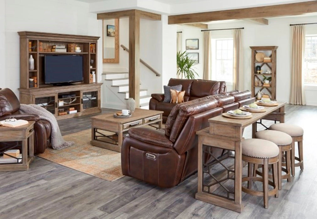 Parker Living Vail - Burnt Sienna Power Reclining Sofa Loveseat and Recliner