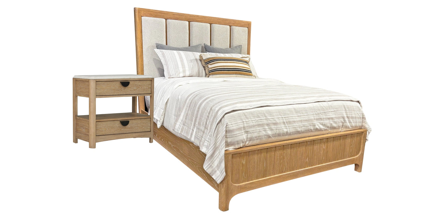 Parker House Escape - Bedroom Queen Panel Bed and Nightstand