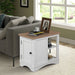 Parker House Americana Modern Cocktail Table with 2 Chairside Tables