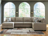 Newellen Sleeper Sectional with Chaise - MI Hometown Furnishings (MI)*