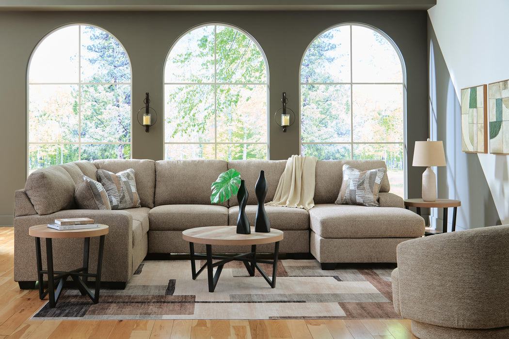 Newellen Sectional with Chaise - MI Hometown Furnishings (MI)*