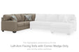 Newellen Sleeper Sectional with Chaise - MI Hometown Furnishings (MI)*