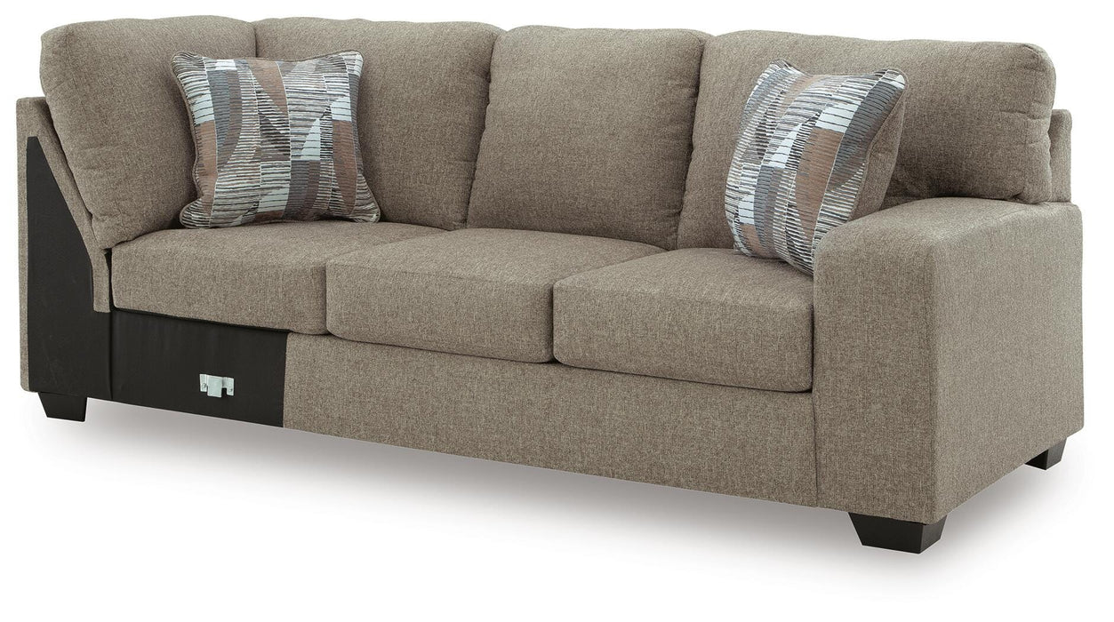 Newellen Sleeper Sectional with Chaise - MI Hometown Furnishings (MI)*