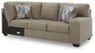Newellen Sectional with Chaise - MI Hometown Furnishings (MI)*