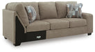Newellen Sleeper Sectional with Chaise - MI Hometown Furnishings (MI)*