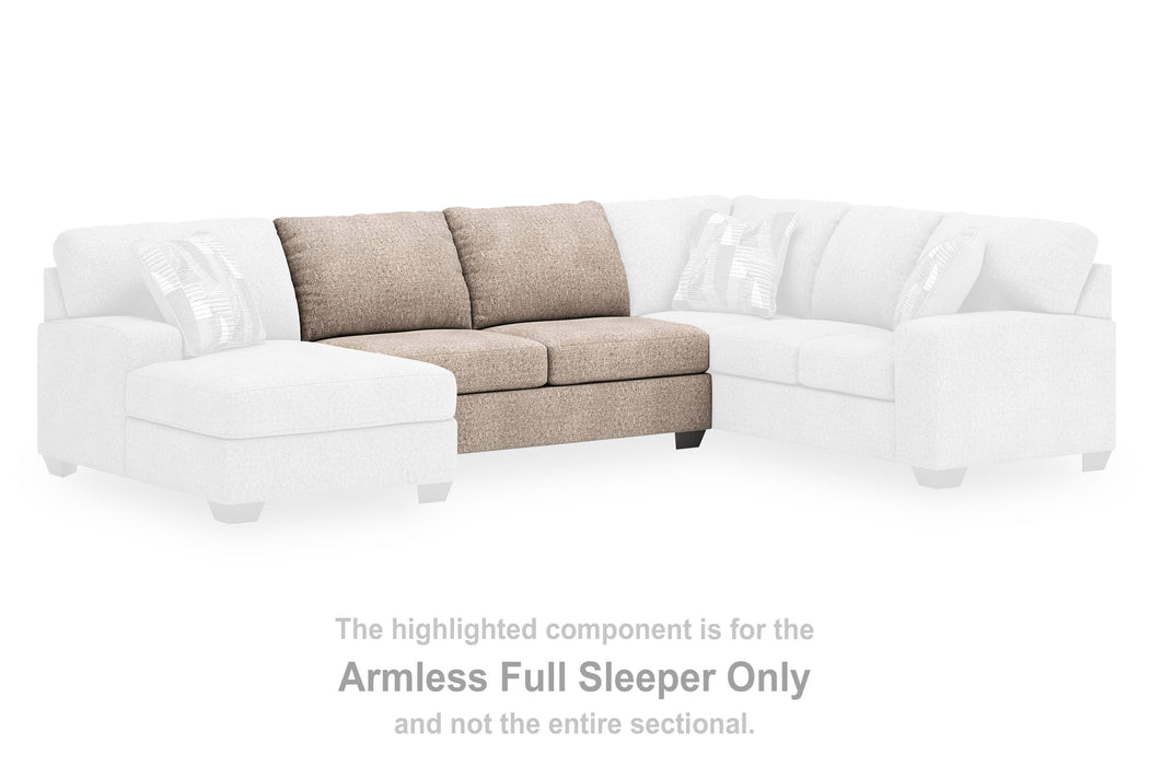 Newellen Sleeper Sectional with Chaise - MI Hometown Furnishings (MI)*
