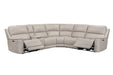 Parker Living Easton - Steamboat Brown 6 Piece Zero Gravity Power Reclining Sectional with Power Adjustable Headrests