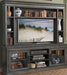 Parker House Sundance 92" Console with Hutch in Smokey Grey