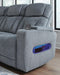 Studio Cave Power Reclining Sofa - MI Hometown Furnishings (MI)*