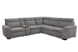 Parker Living Kline - Nightfall 6 Piece Power Sliding Sectional with Extension Footrests