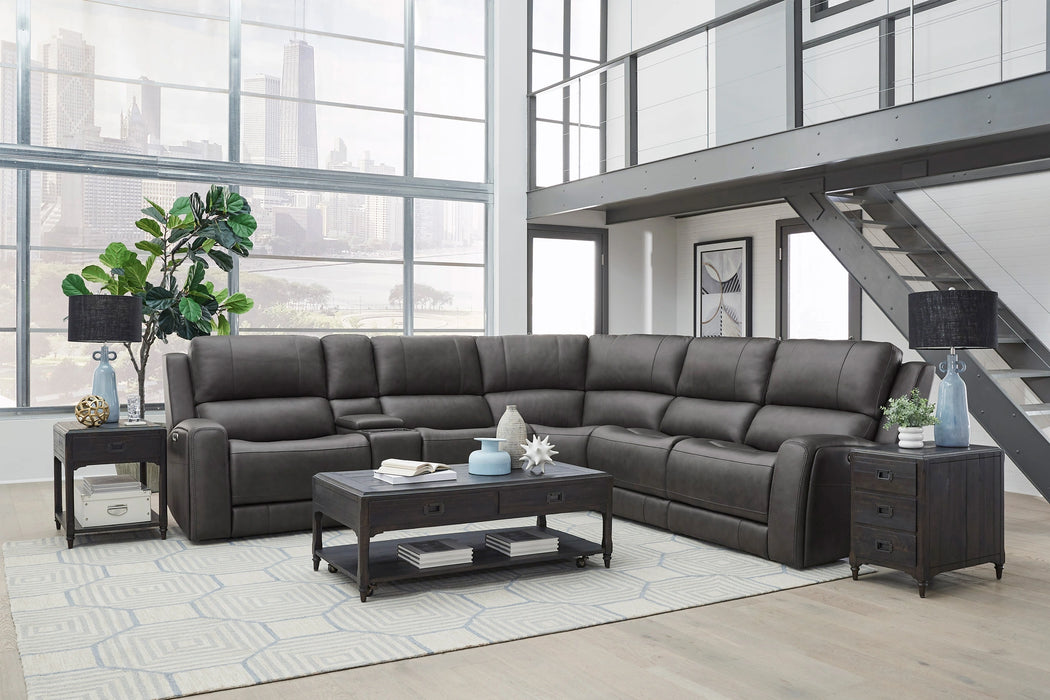 Parker Living Belmont 6 Piece Zero Gravity Power Reclining Sectional with Power Adjustable Headrests