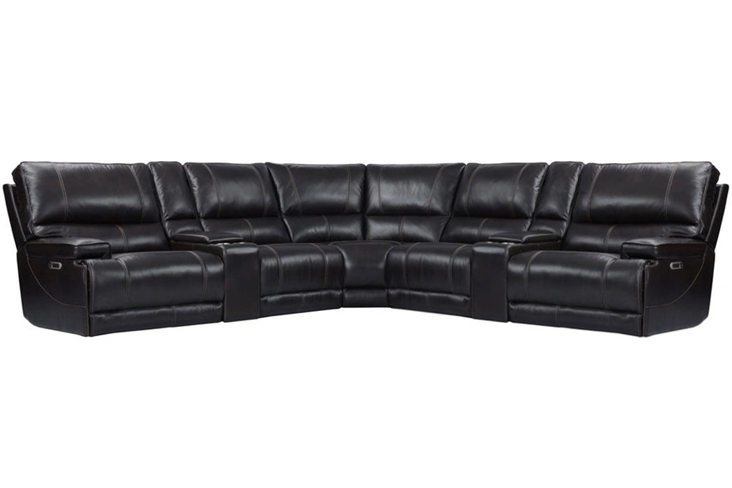 Parker Living Whitman - Powered By Freemotion 7 Piece Modular Power Reclining Sectional with Power Adjustable Headrests