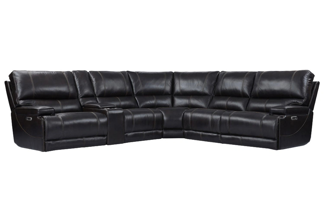 Parker Living Whitman - Powered By Freemotion 6 Piece Modular Power Reclining Sectional with Power Adjustable Headrests