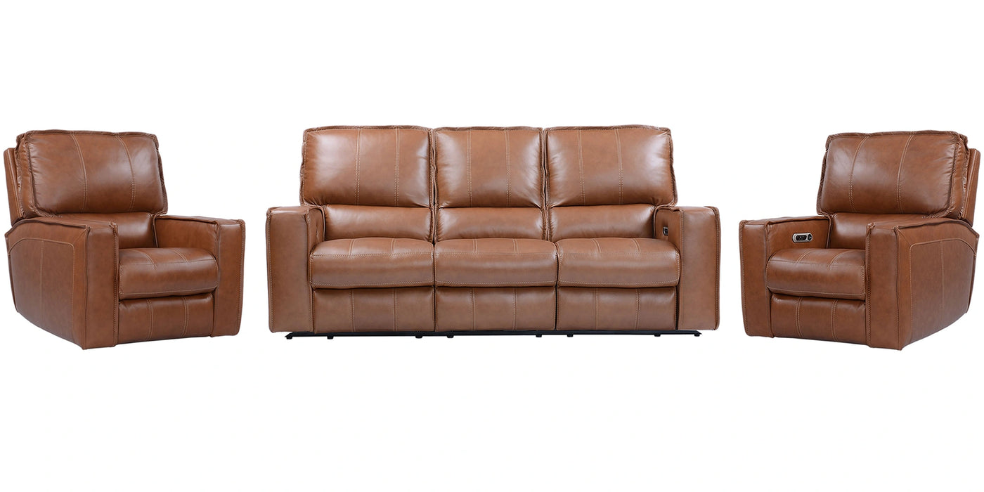 Parker Living Rockford - Verona Saddle Power Reclining Sofa and Two Recliners