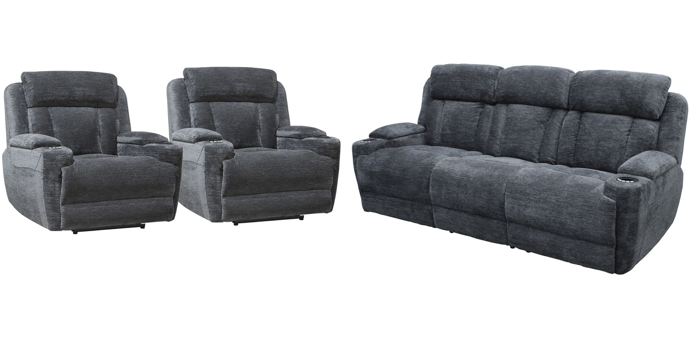 Parker Living Dalton Power Reclining Sofa and Two Recliners
