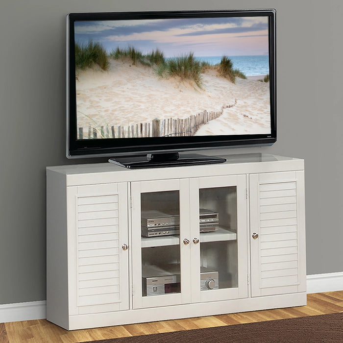 Parker House Boca 9 Piece Entertainment Wall with Corner Bookcases